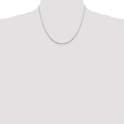 Sterling Silver 1.25mm Octagonal Snake Chain