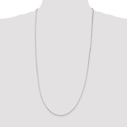 Sterling Silver 1.35mm Octagonal Snake Chain