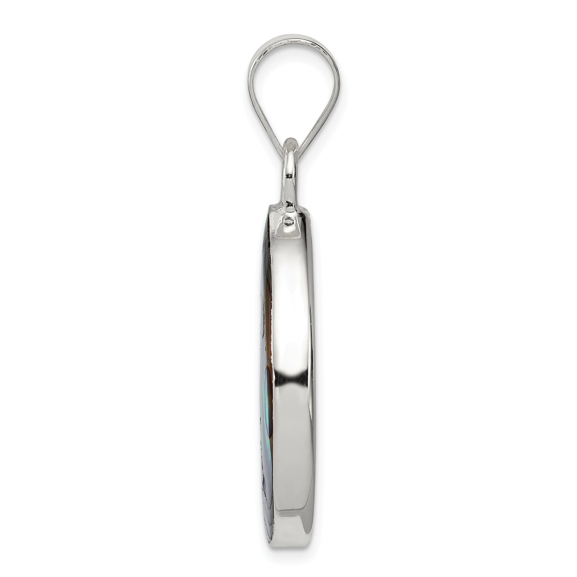 Sterling Silver Abalone Pendant