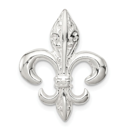 Sterling Silver Fleur De Lis Slide