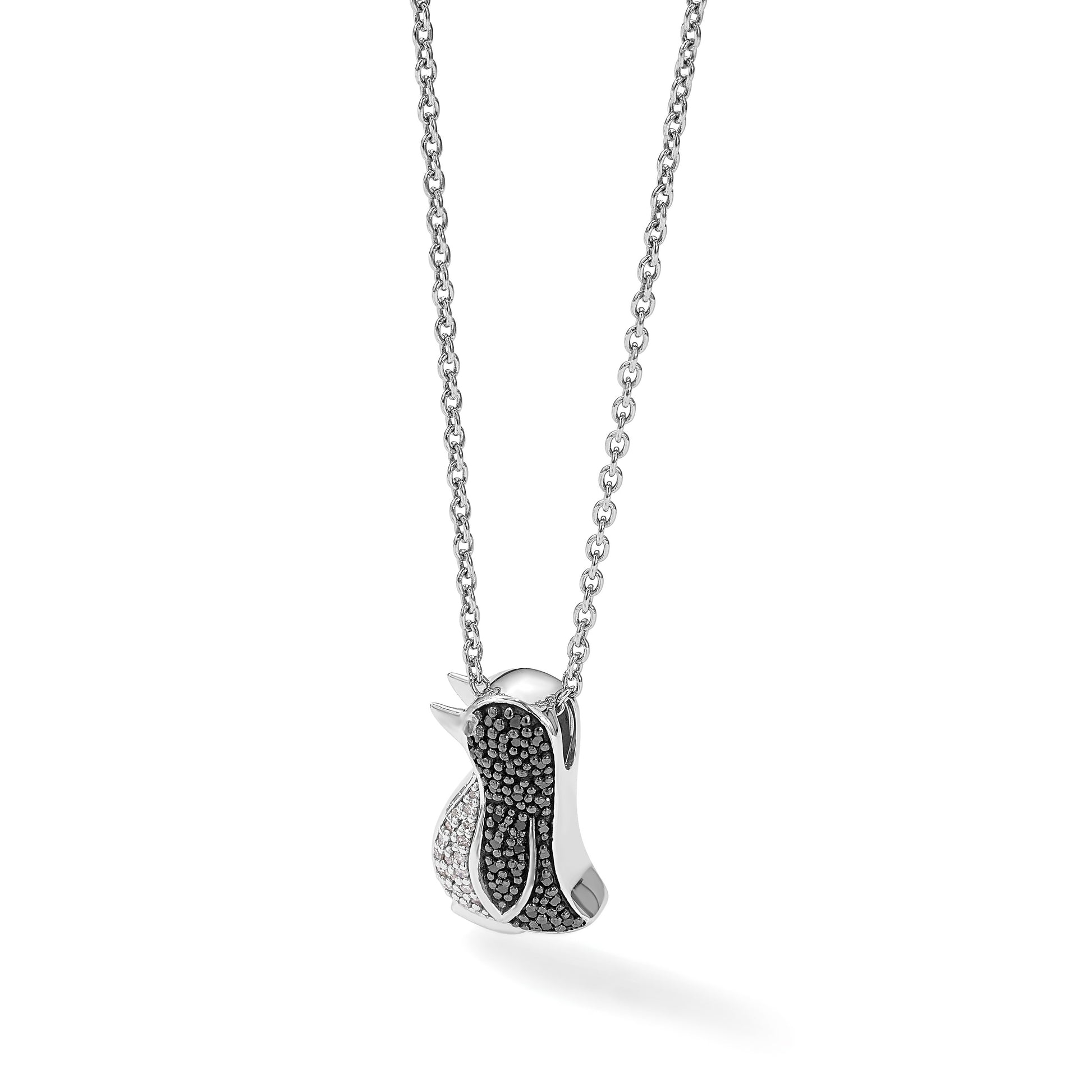 Sterling Silver Rhodium-plated Blue Created Opal Flip Flop Pendant Slide