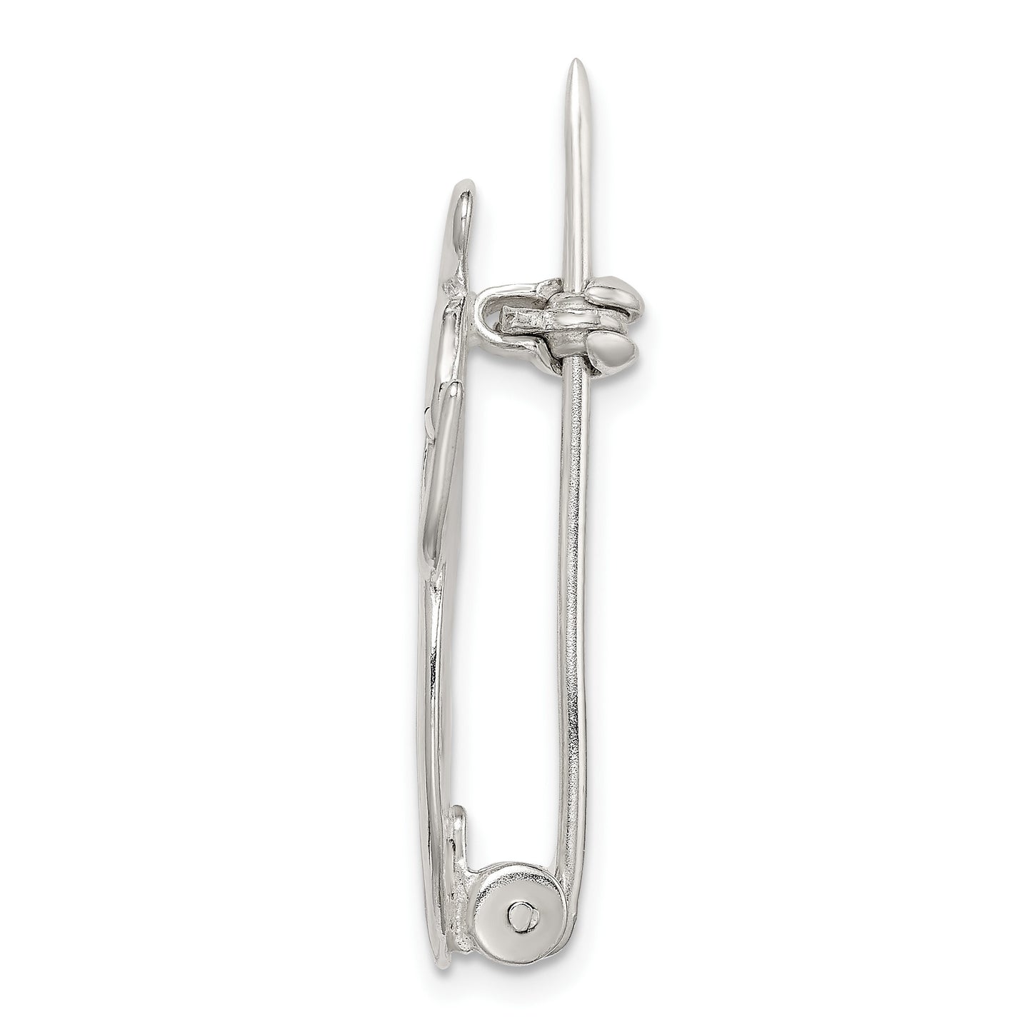 Sterling Silver Angel Kneeling in Prayer Pin