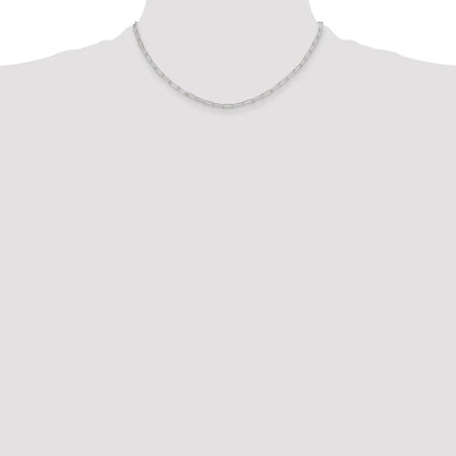 Sterling Silver Polished 2.9mm Paperclip Chain