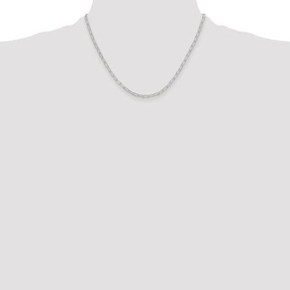 Sterling Silver Polished 2.9mm Paperclip Chain