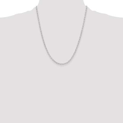Sterling Silver Polished 2.9mm Paperclip Chain