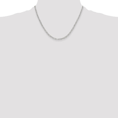 Sterling Silver Polished 3.15mm Paperclip Chain