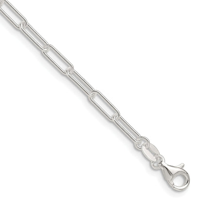 Sterling Silver Polished 3.15mm Paperclip Chain