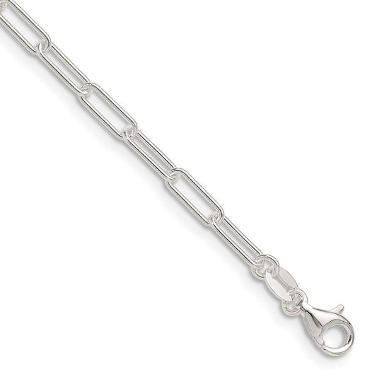 Sterling Silver Polished 3.15mm Paperclip Chain