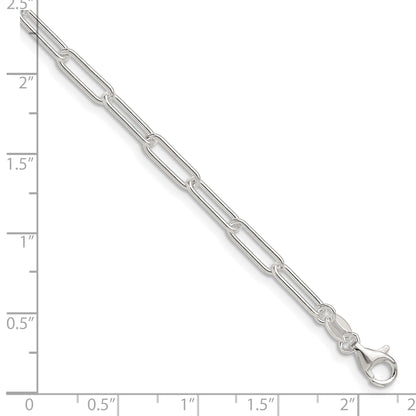 Sterling Silver Polished 3.5mm Paperclip Chain