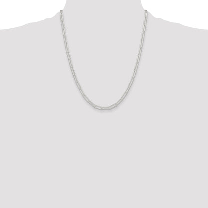 Sterling Silver Polished 4.5mm Paperclip Chain