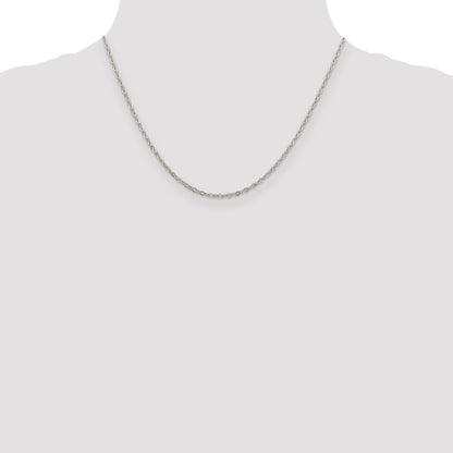 Sterling Silver 2.25mm Fancy Navette Link Chain
