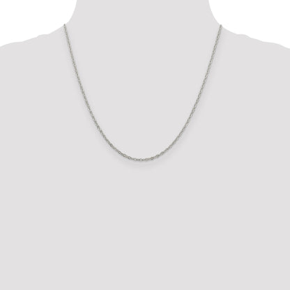 Sterling Silver 2.25mm Fancy Navette Link Chain