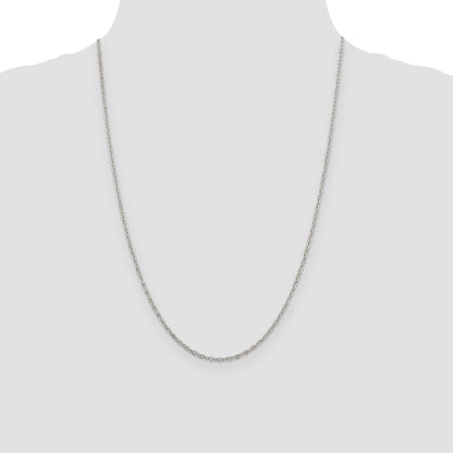Sterling Silver 2.25mm Fancy Navette Link Chain
