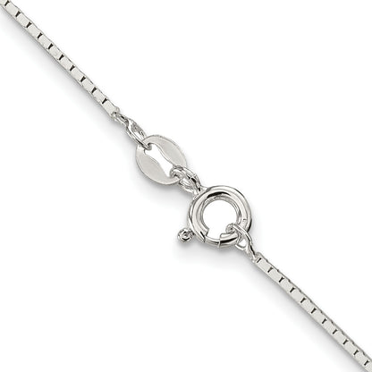 Sterling Silver 1mm Mirror Box Chain