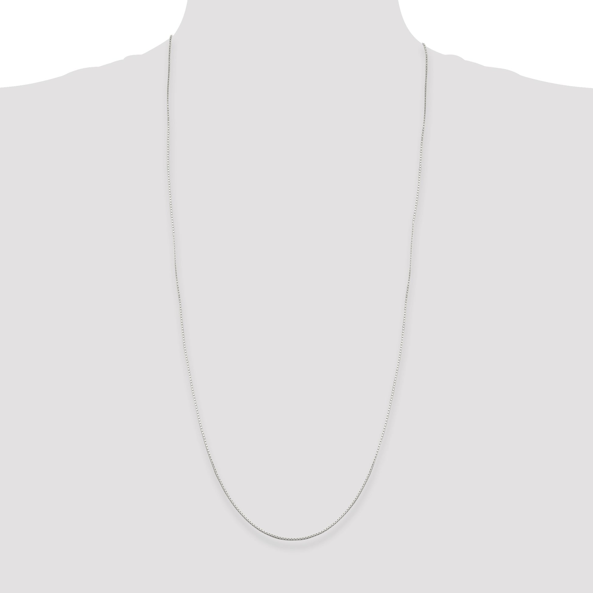 Sterling Silver 1mm Mirror Box Chain
