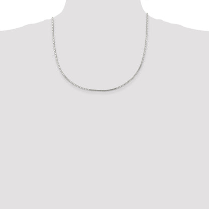 Sterling Silver 1.5mm Mirror Box Chain