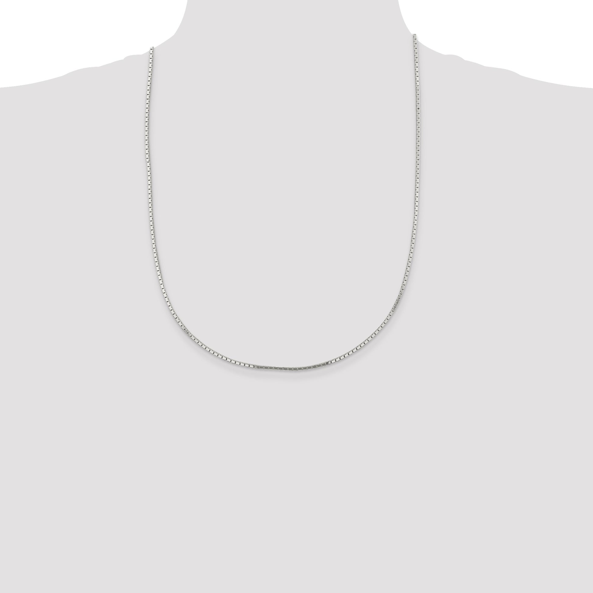 Sterling Silver 1.5mm Mirror Box Chain