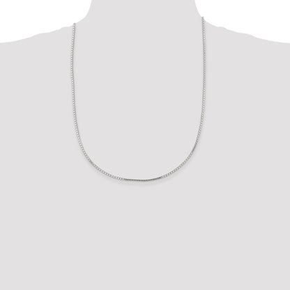 Sterling Silver 1.5mm Mirror Box Chain