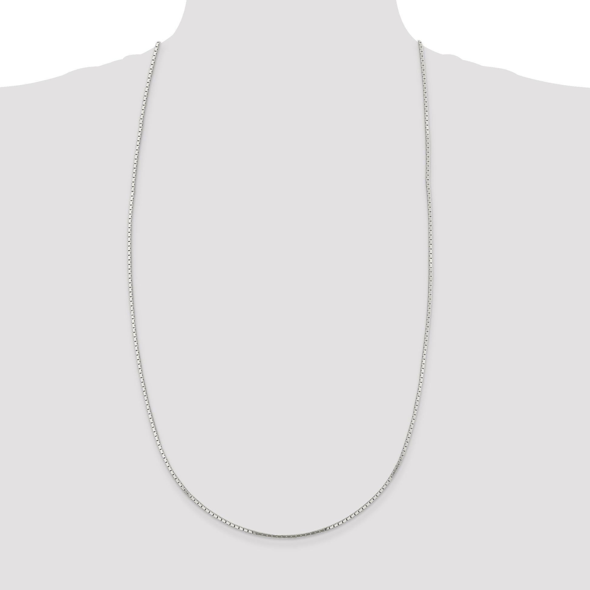 Sterling Silver 1.5mm Mirror Box Chain