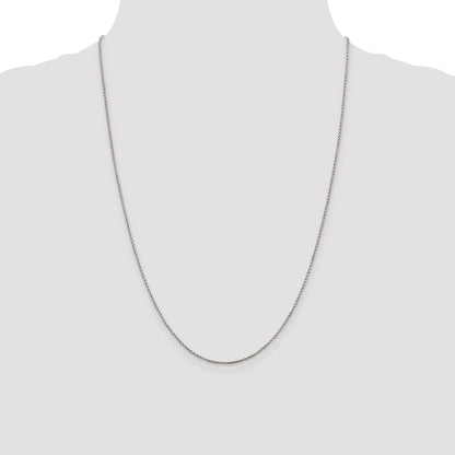 Sterling Silver 1.25mm Twisted Box Chain