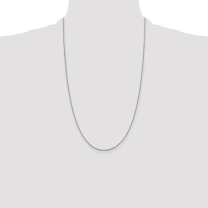 Sterling Silver 1.25mm Twisted Box Chain