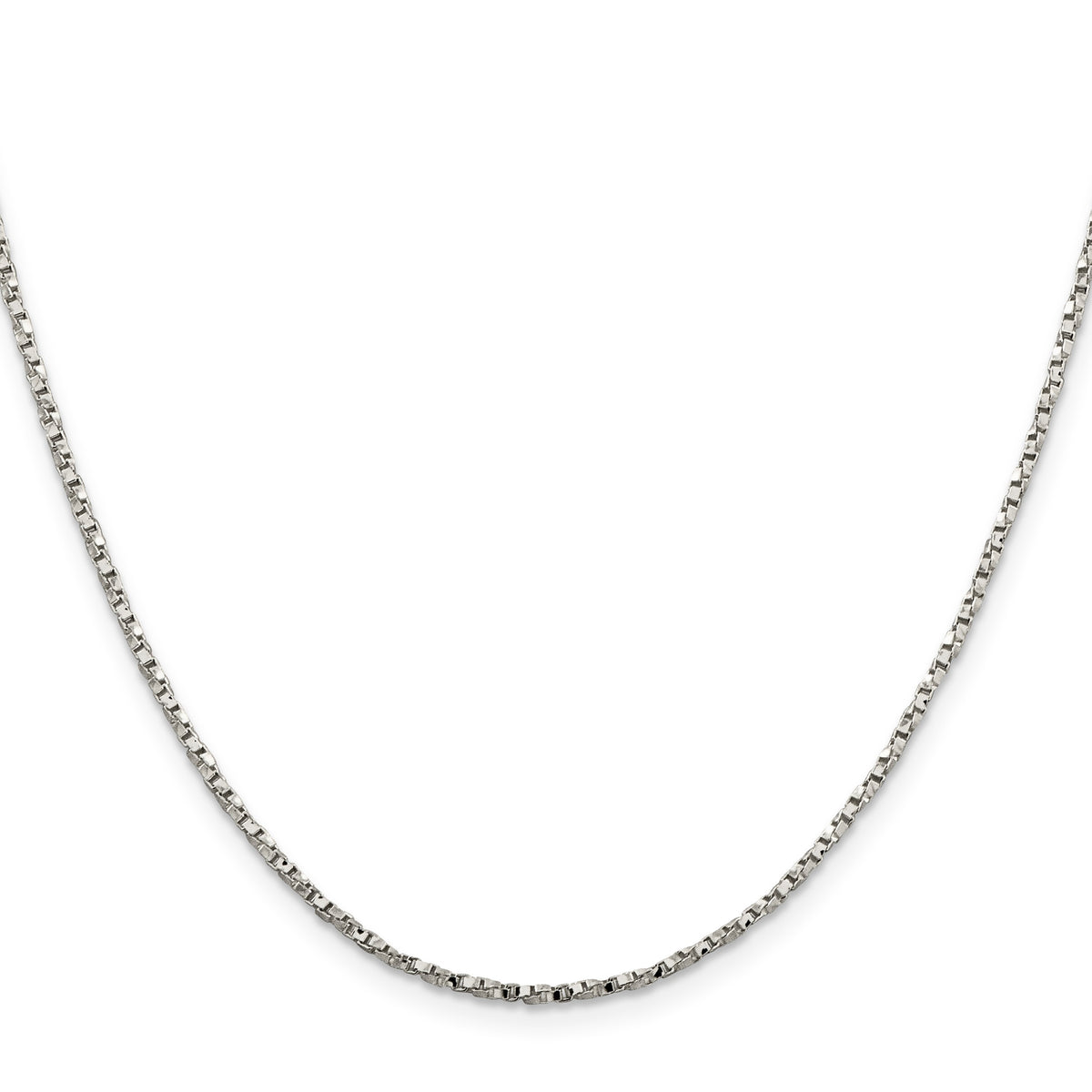 Sterling Silver 1.75mm Twisted Box Chain