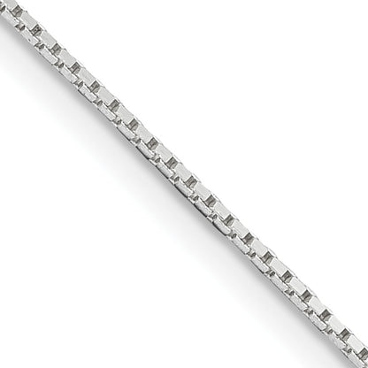 Sterling Silver .6mm Mirror Box Chain w/2in ext.