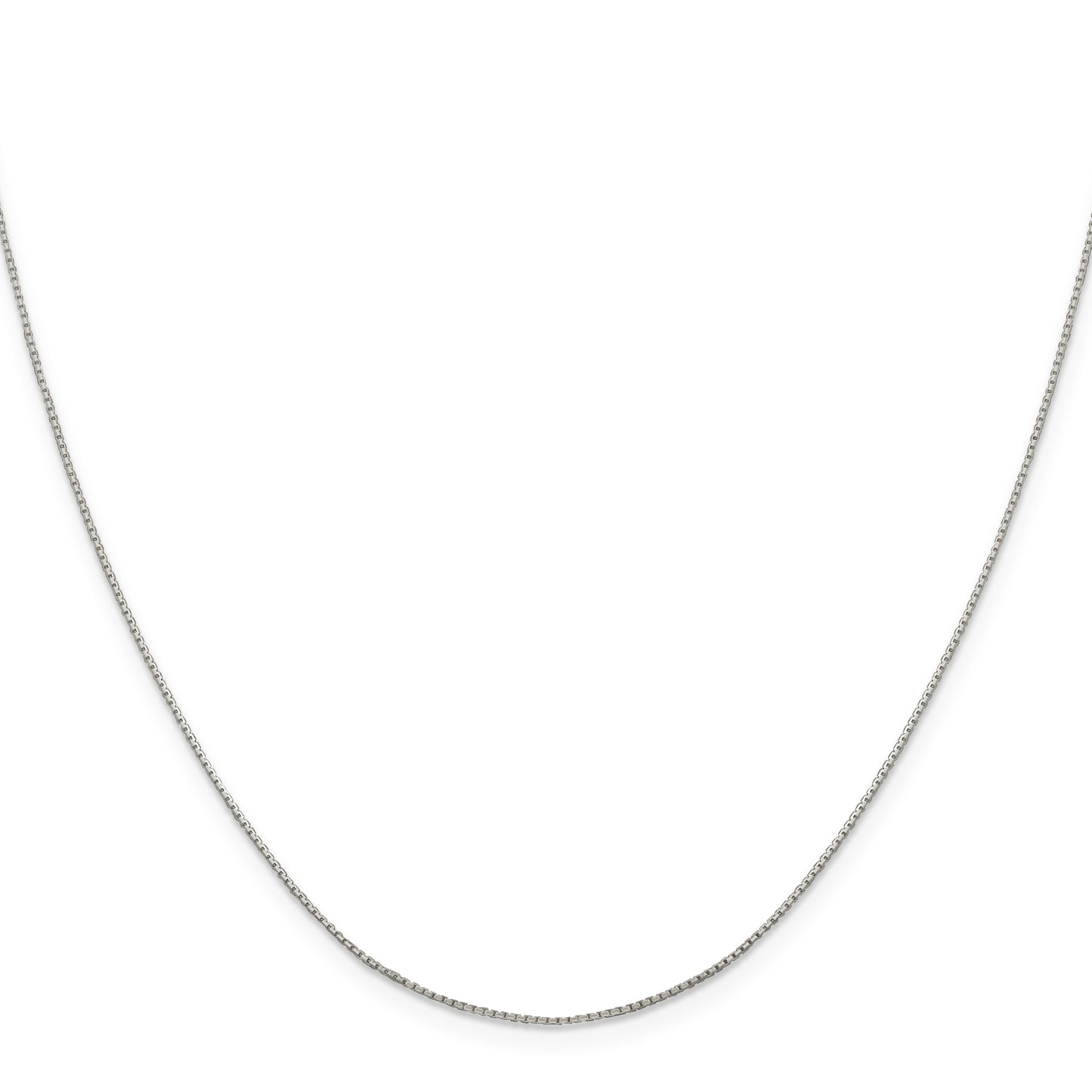 Sterling Silver .6mm 8 Sided Mirror Box Chain