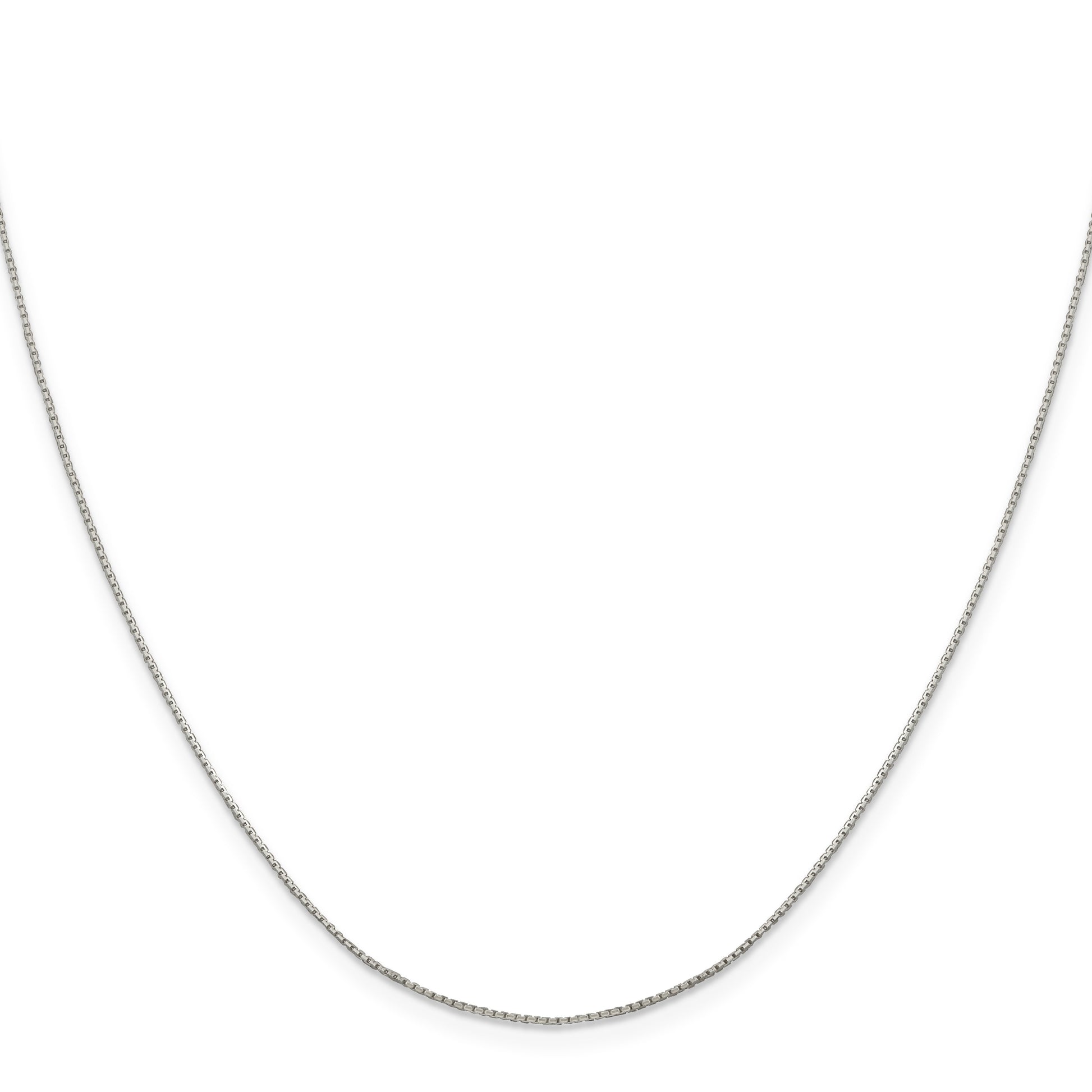 Sterling Silver .6mm 8 Sided Mirror Box Chain