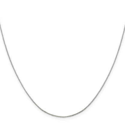 Sterling Silver .6mm 8 Sided Mirror Box Chain