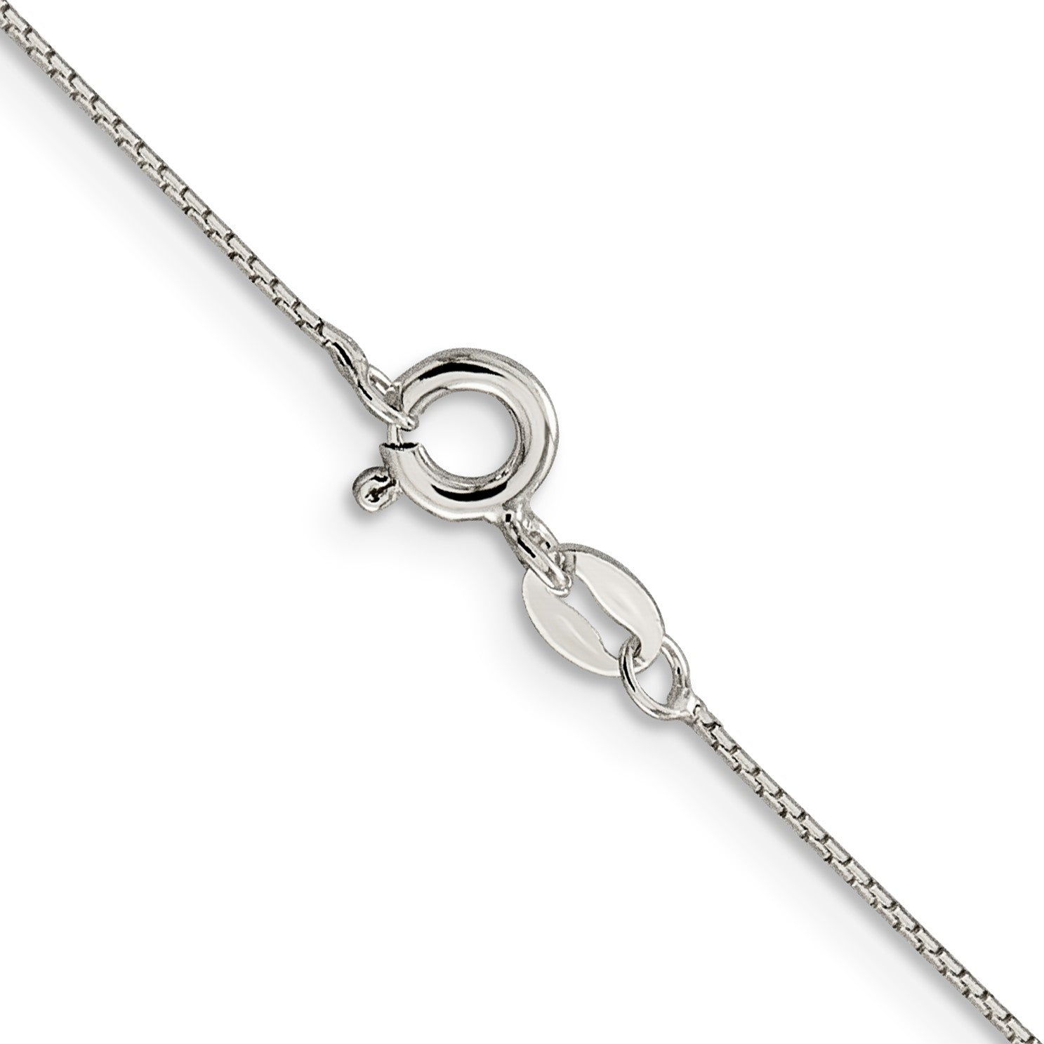 Sterling Silver .6mm 8 Sided Mirror Box Chain