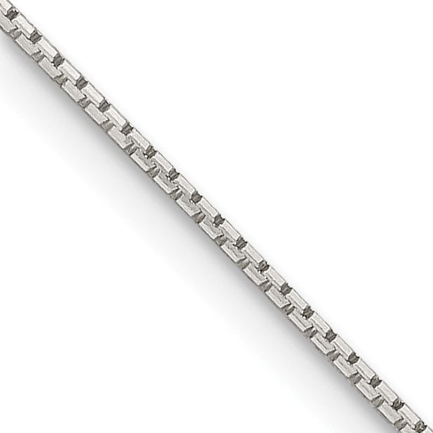 Sterling Silver .6mm 8 Sided Mirror Box Chain