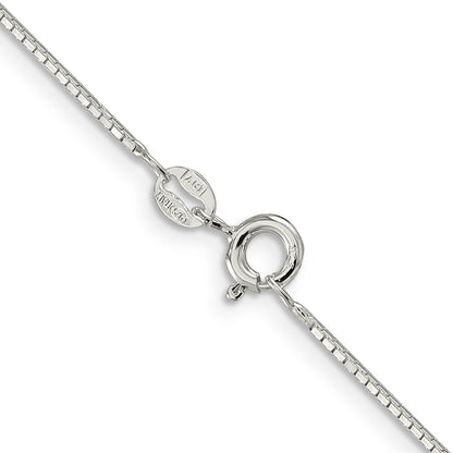 Sterling Silver .9mm 8 Sided Mirror Box Chain