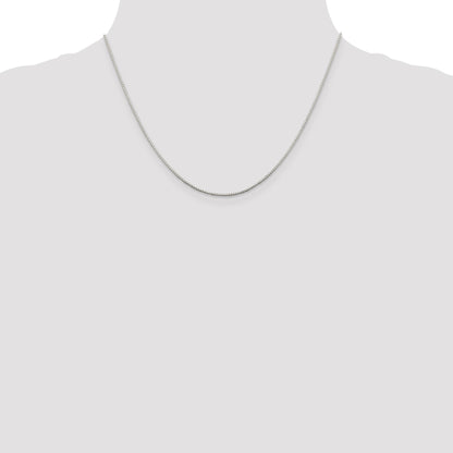 Sterling Silver .9mm 8 Sided Mirror Box Chain