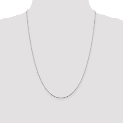 Sterling Silver .9mm 8 Sided Mirror Box Chain