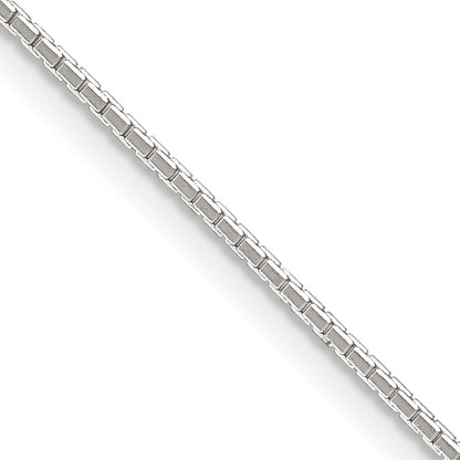 Sterling Silver .9mm 8 Sided Mirror Box Chain