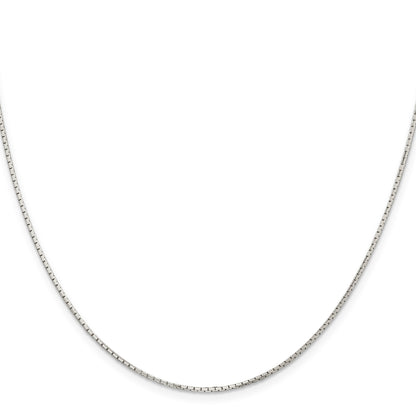 Sterling Silver 1.2mm 8 Sided Mirror Box Chain