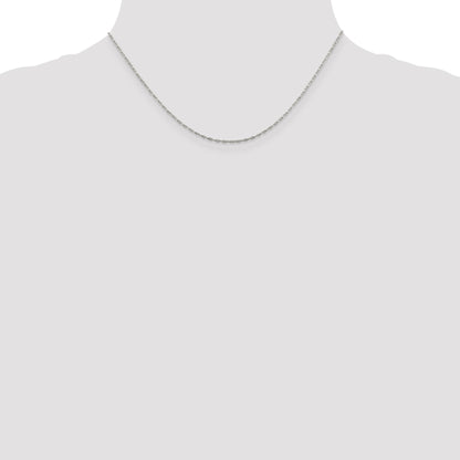 Sterling Silver 1.4mm Flat Oval Cable Chain