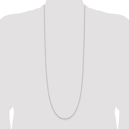 Sterling Silver 1.4mm Flat Oval Cable Chain