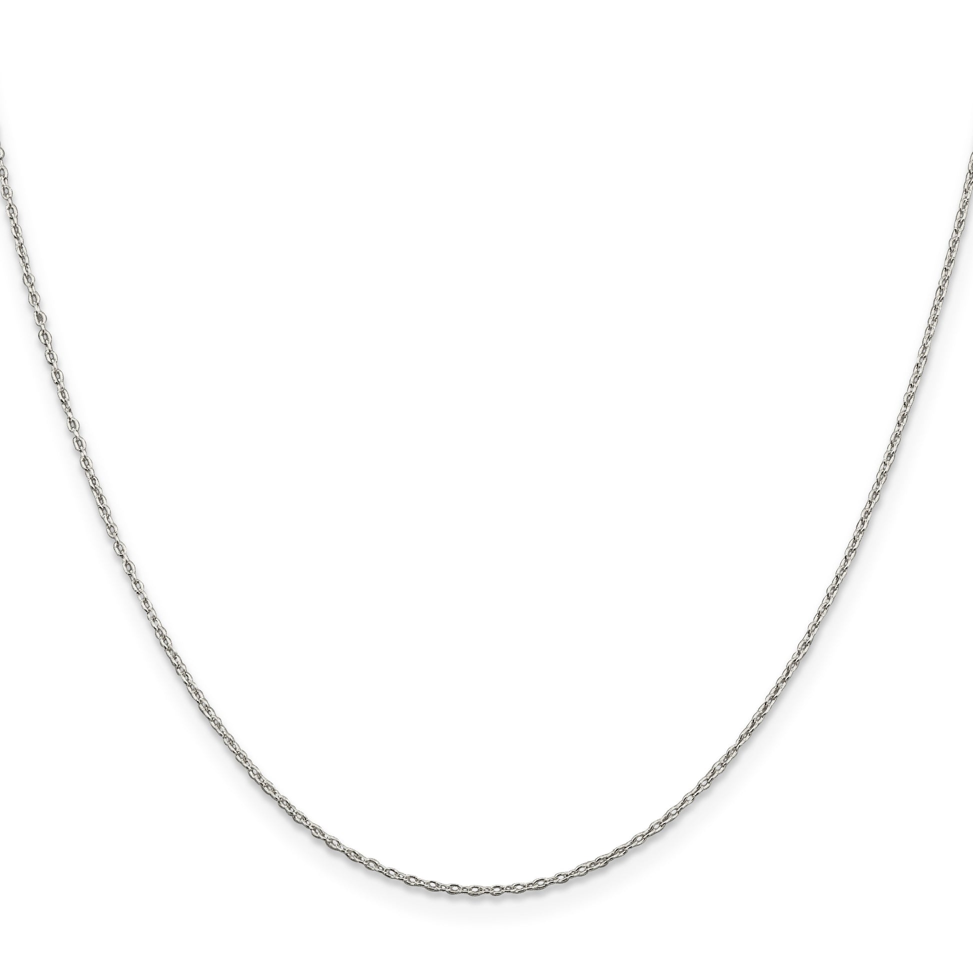 Sterling Silver 1.30mm Forzantine Cable Chain