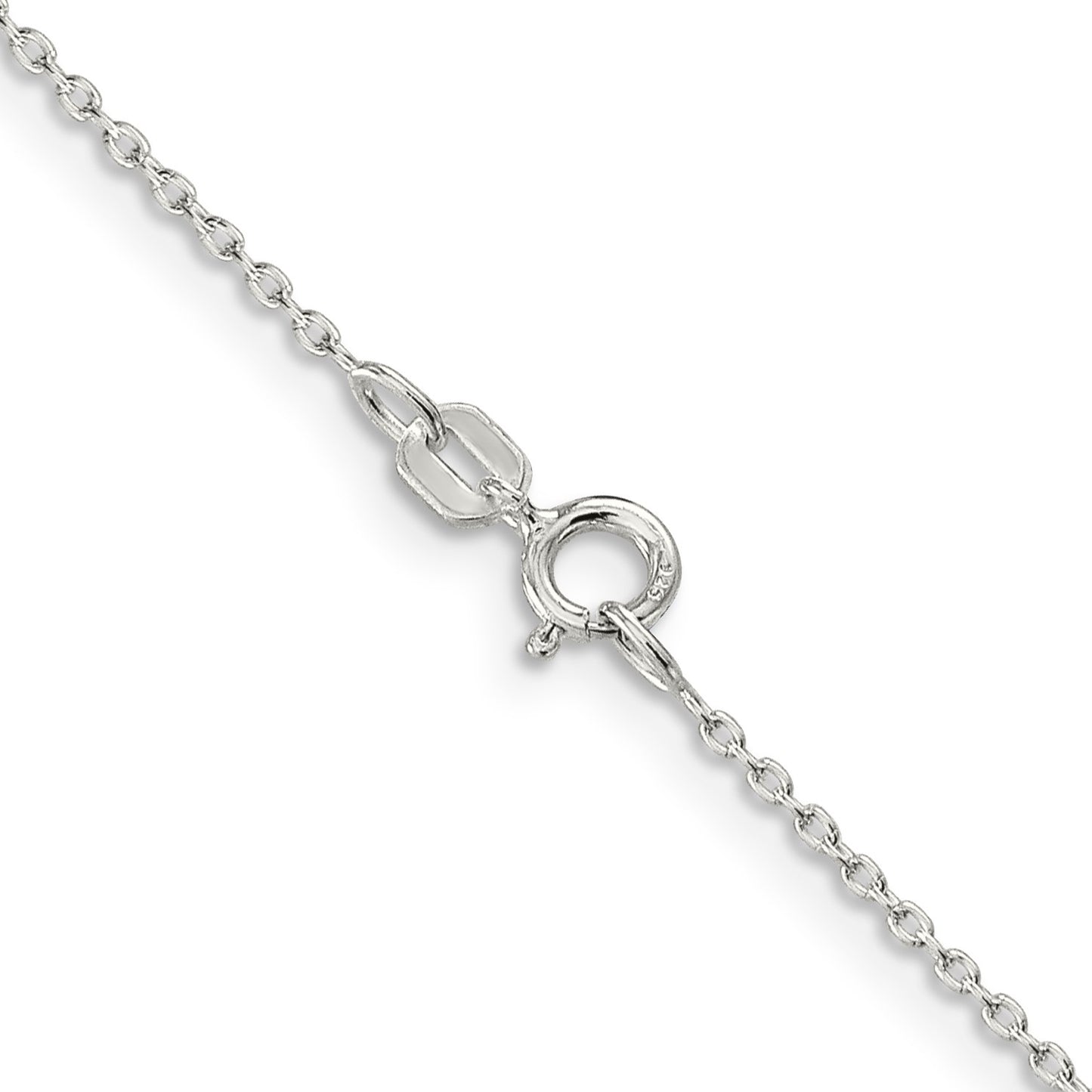 Sterling Silver 1.30mm Forzantine Cable Chain