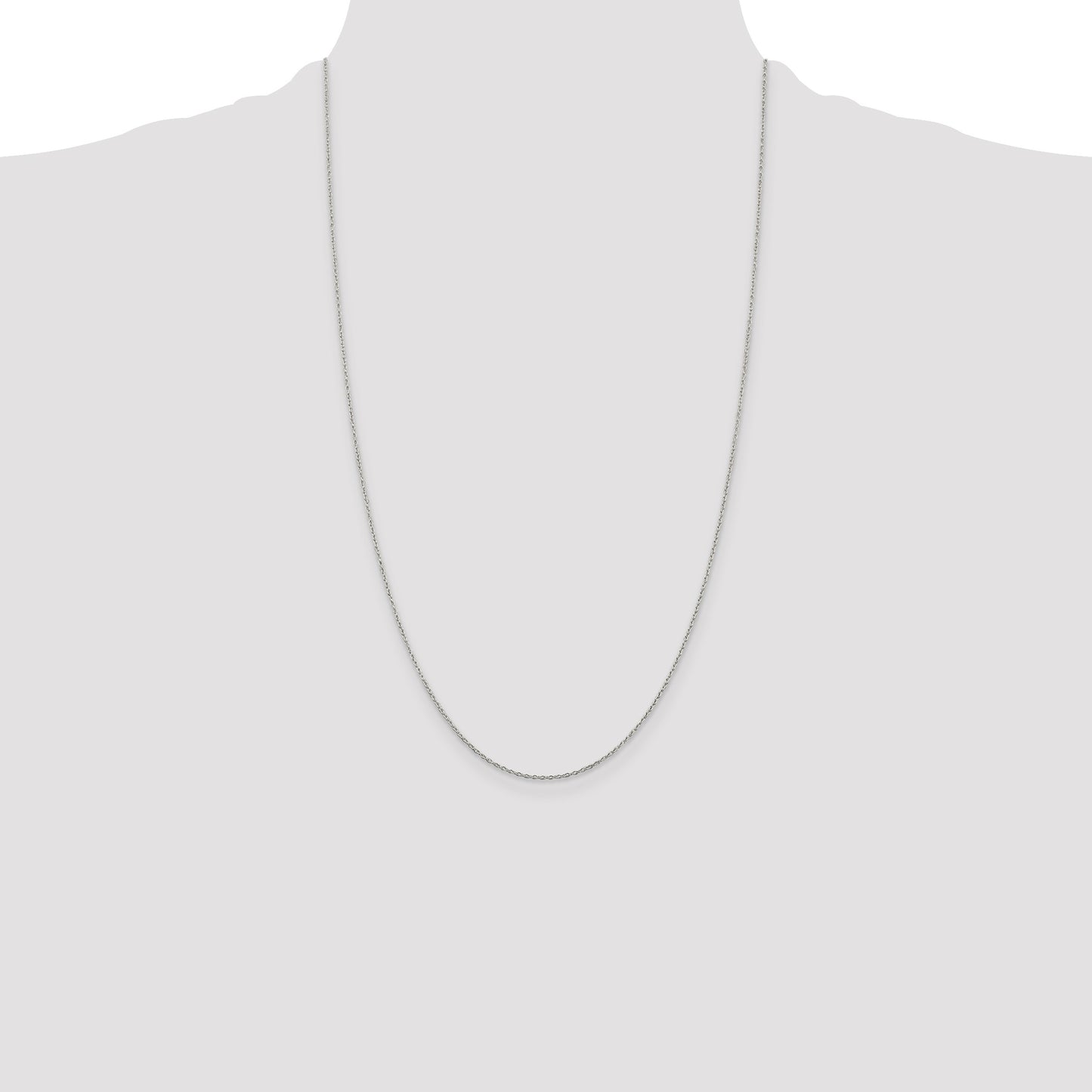 Sterling Silver 1.30mm Forzantine Cable Chain