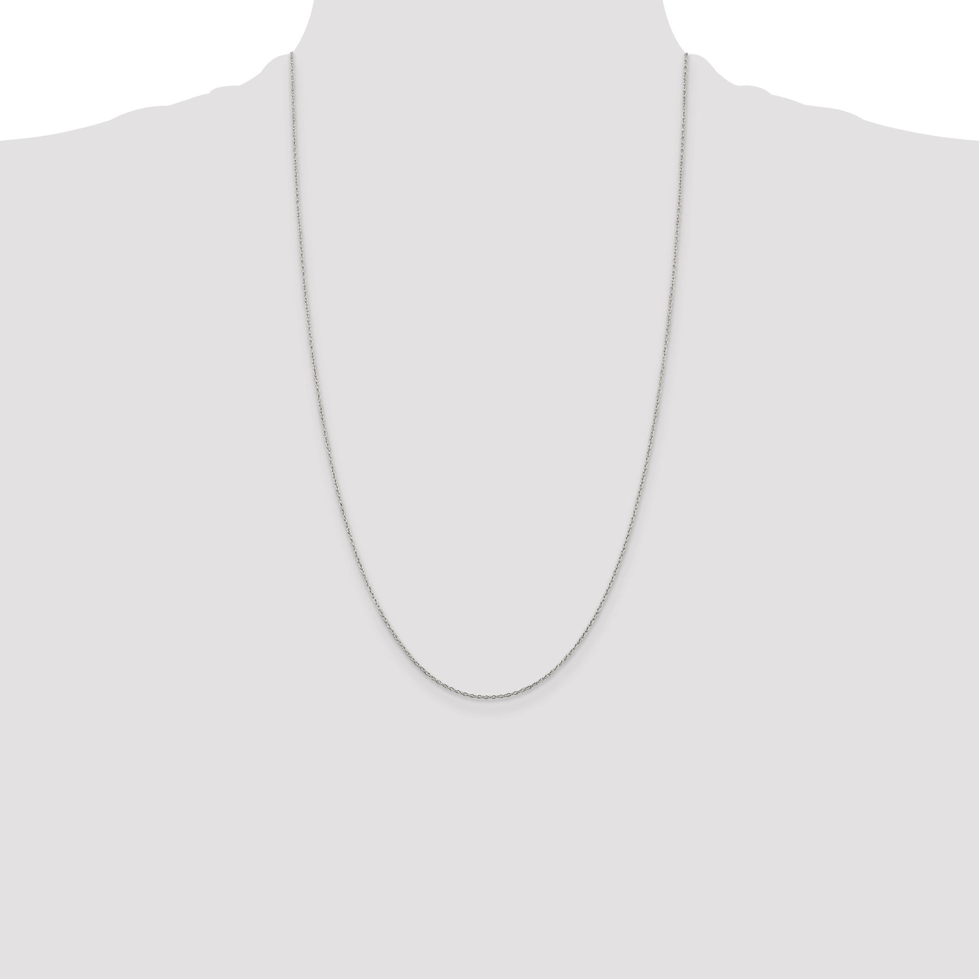 Sterling Silver 1.30mm Forzantine Cable Chain