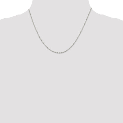 Sterling Silver 1.3mm Elongated Box Chain