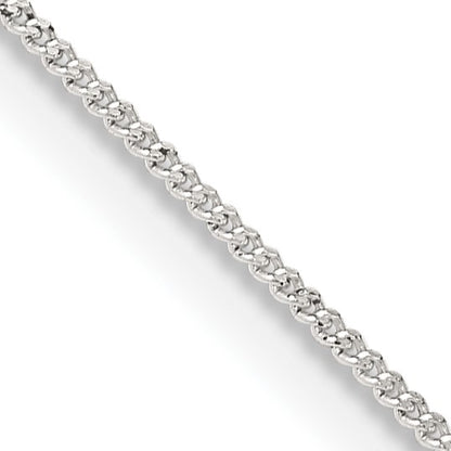 Sterling Silver 1mm Curb Chain