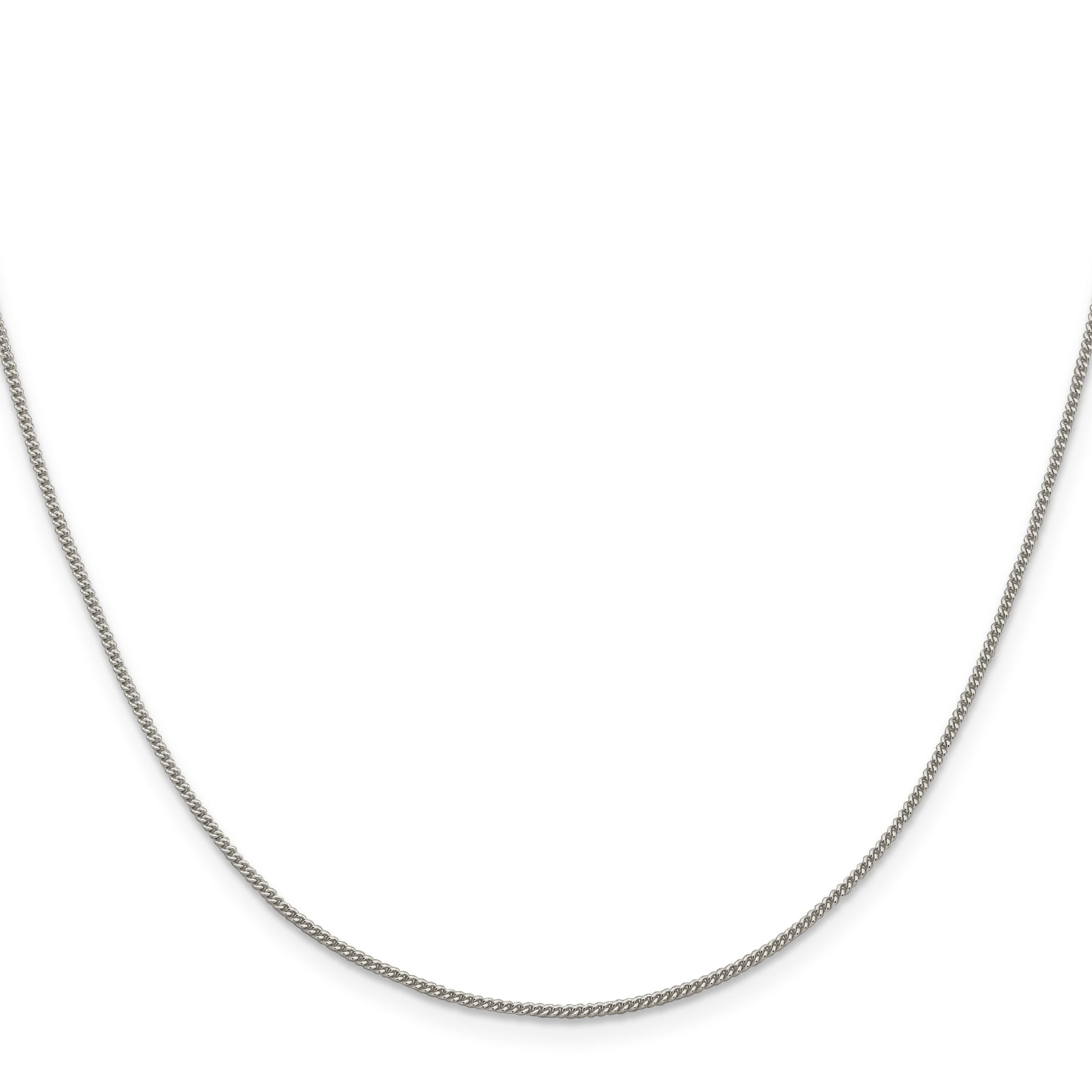 Sterling Silver 1.15mm Curb Chain