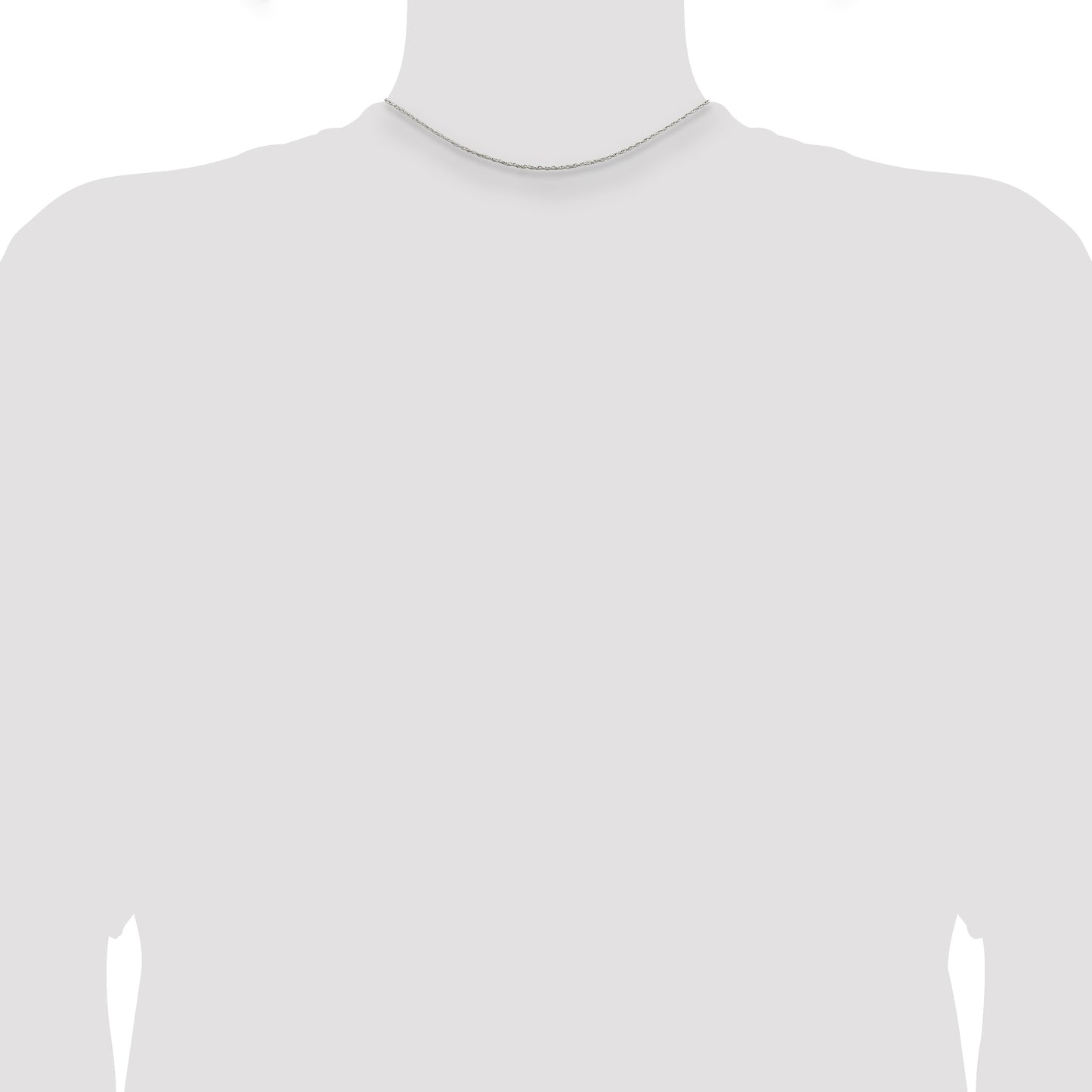Sterling Silver 1.25mm Loose Rope Chain