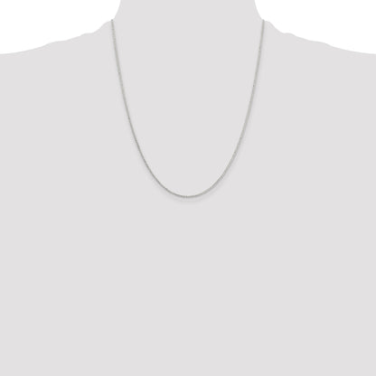 Sterling Silver 1.4mm Diamond-cut Rolo Chain