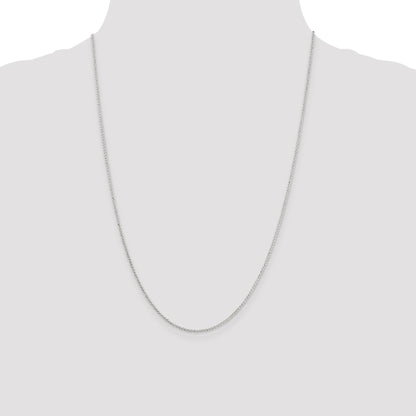 Sterling Silver 1.4mm Diamond-cut Rolo Chain