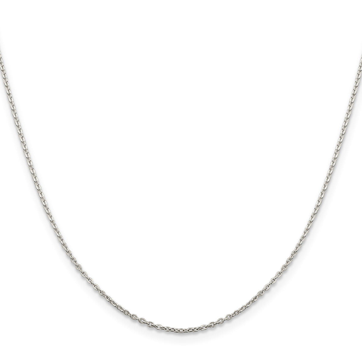 Sterling Silver 1mm Flat Link Cable Chain